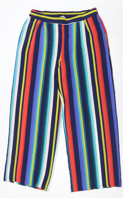 Womens UK Size 12 Papaya Regular Fit  Multicoloured Trousers
