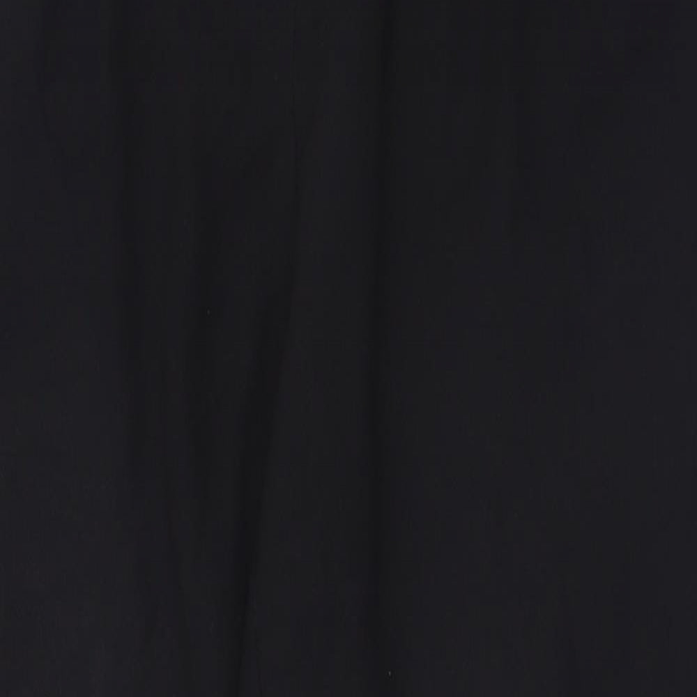 Womens UK Size XS Zara Regular Fit  Black Trousers