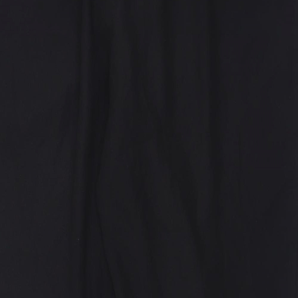 Womens UK Size XS Zara Regular Fit  Black Trousers