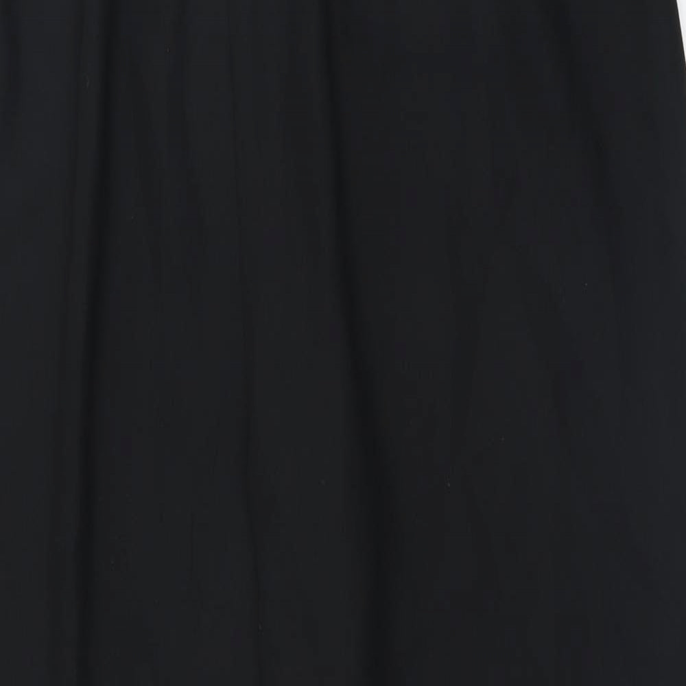 Hamells Womens Black  Polyester Trousers  Size 16 L30 in Regular