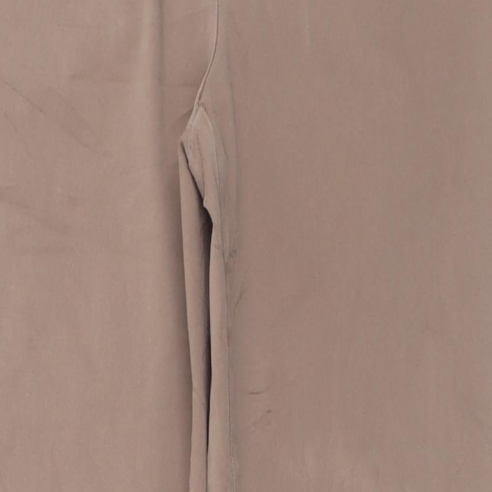 Marc Cain Womens Brown  Cotton Trousers  Size 30 in L26 in Regular Button
