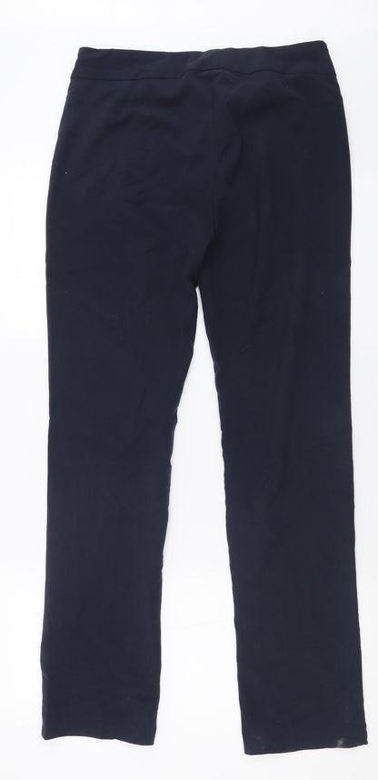 Womens UK Size 8 Marks and Spencer Regular Fit  Blue Trousers