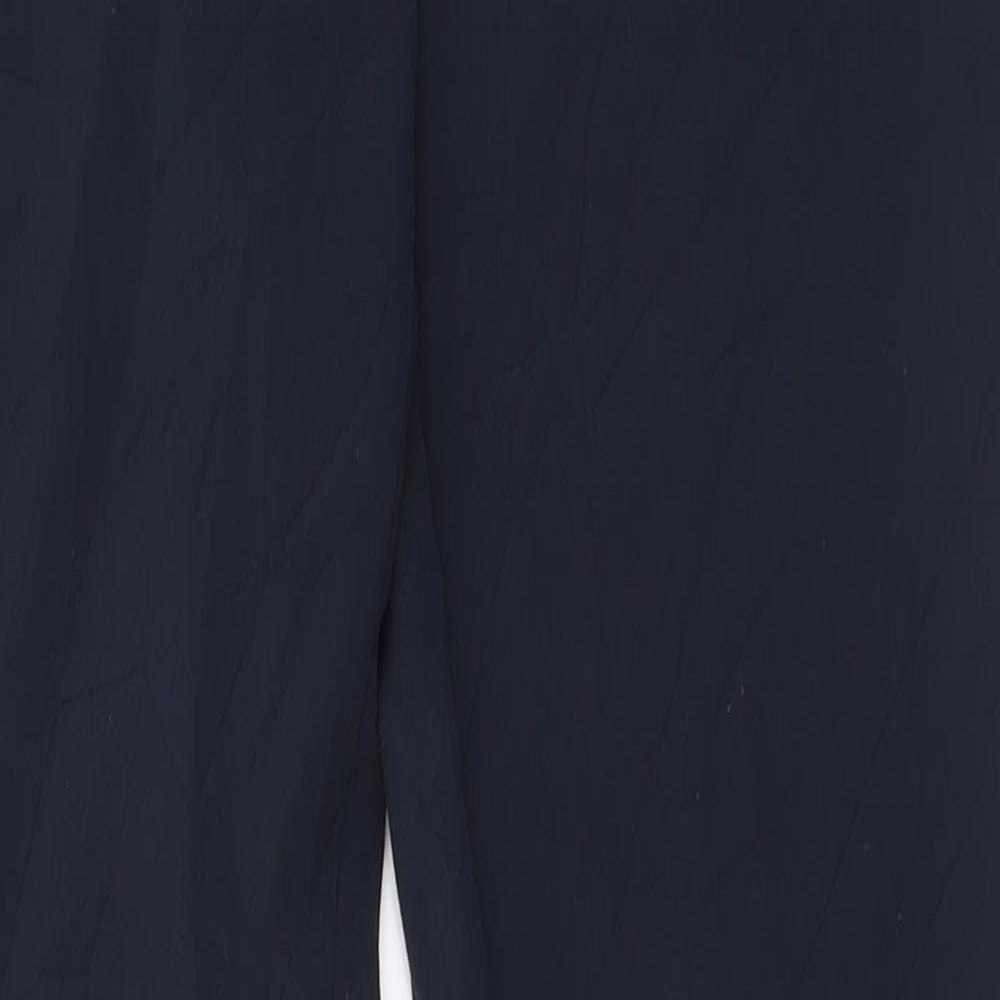 Womens UK Size 8 Marks and Spencer Regular Fit  Blue Trousers