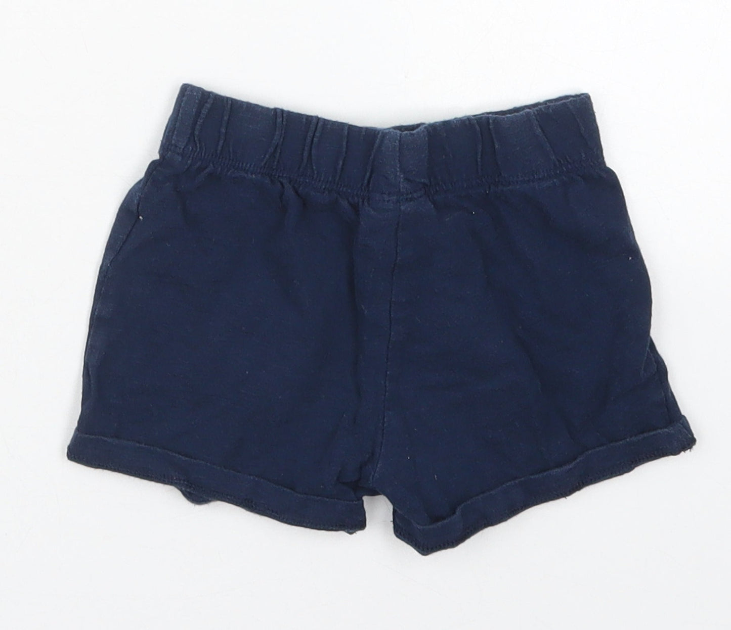 Fred & Flo Baby Blue  Cotton Sweatpants Trousers Size 12-18 Months  Drawstring - Sweat Shorts