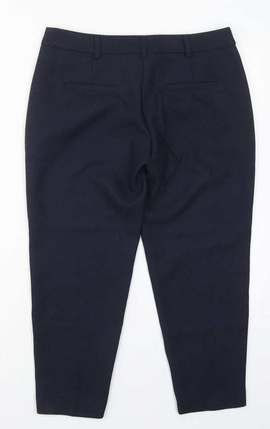 Womens UK Size 10 Dorothy Perkins Regular Fit  Blue Trousers