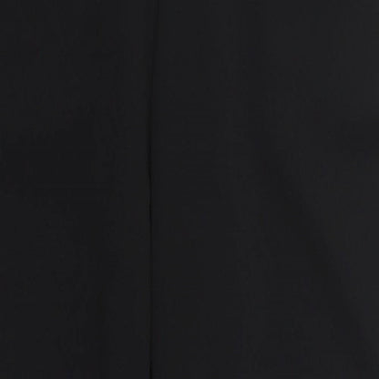 Womens UK Size 10 Boohoo Regular Fit Carrot Black Trousers