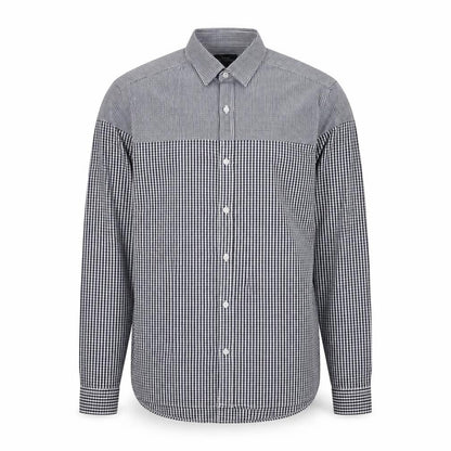 Mens UK Size S NEXT Black  Button-Up Long Sleeve Casual Shirt