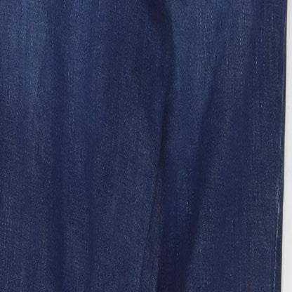 Dejour Womens Blue  Cotton Skinny Jeans Size 8 L29 in Regular Button