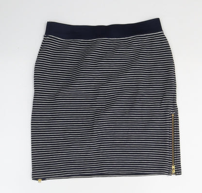 Womens UK Size 8 Warehouse Mini Jersey Skirt