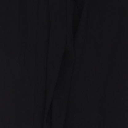 Womens UK Size 10 Marks and Spencer Regular Fit  Black Trousers