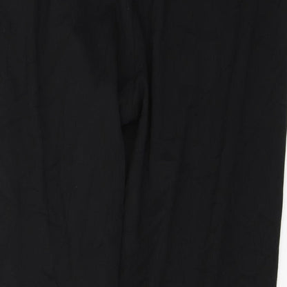 Womens UK Size 16 Marks and Spencer Regular Fit  Black Trousers