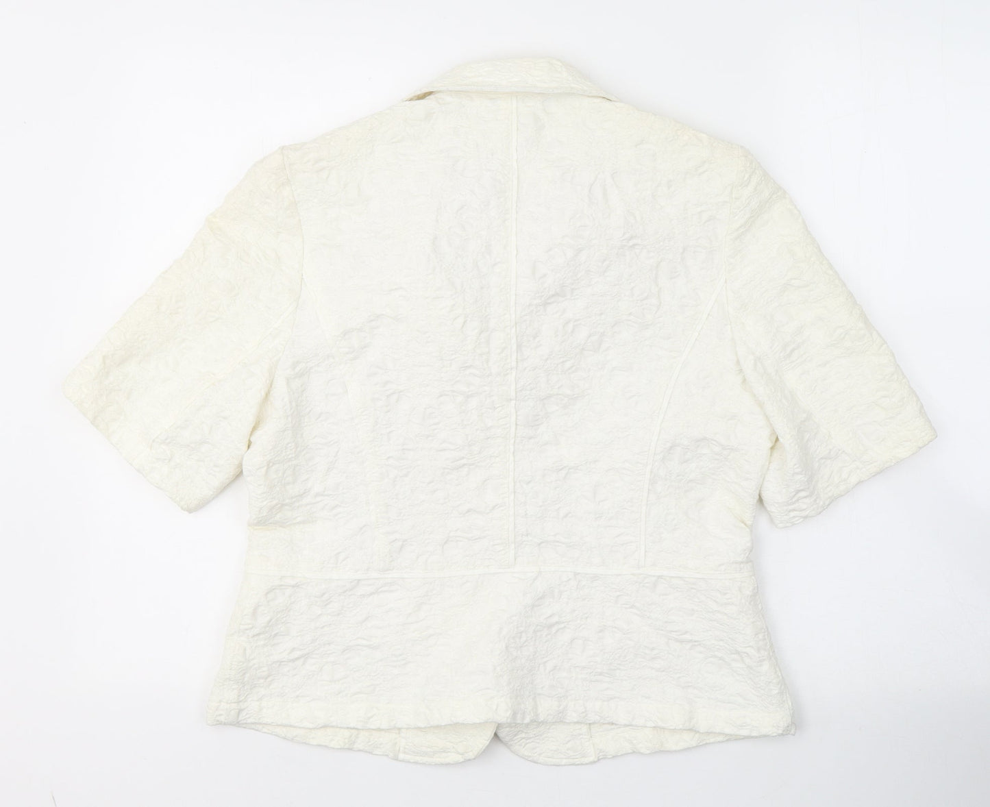 Womens UK Size M Marks and Spencer White Jacket