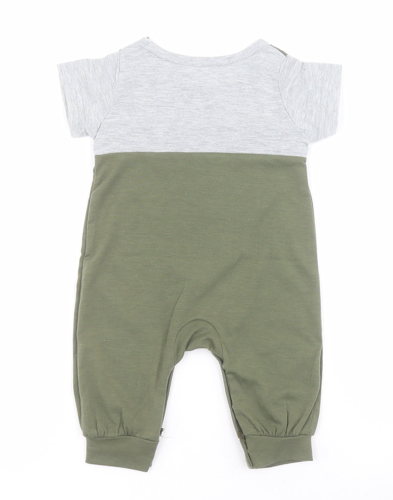 SheIn Baby Green  Polyester Babygrow One-Piece One Size  Snap - Lion