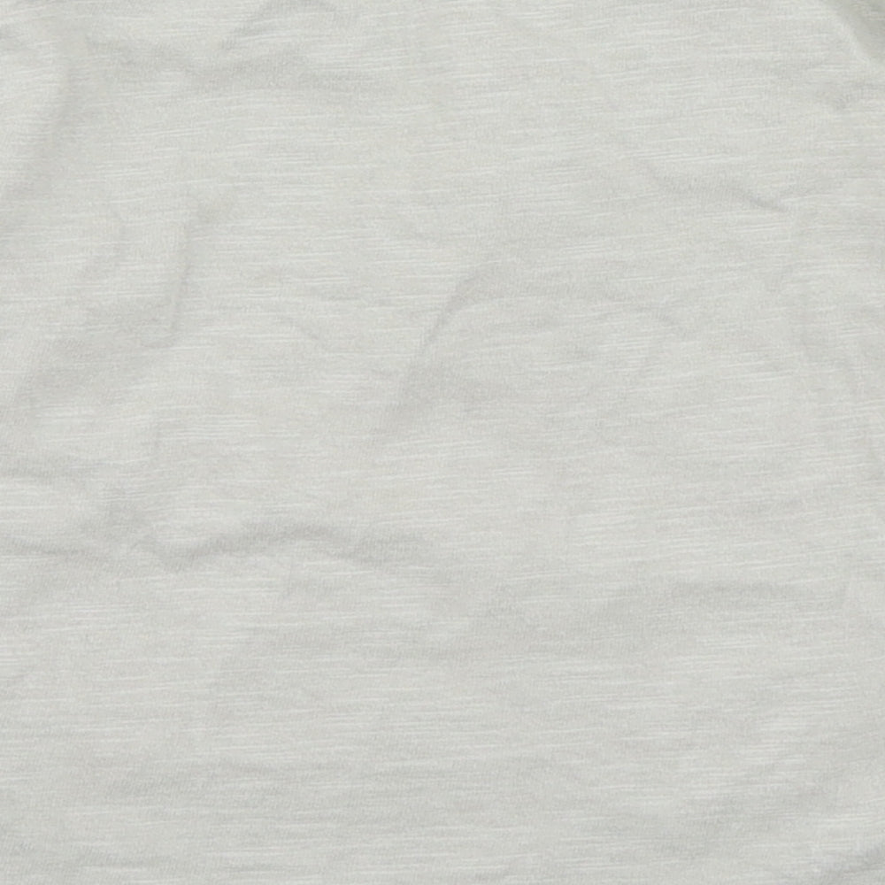 Vertbaudet Boys Grey  100% Cotton Basic T-Shirt Size 3 Years Round Neck Button - Car