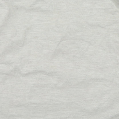 Vertbaudet Boys Grey  100% Cotton Basic T-Shirt Size 3 Years Round Neck Button - Car