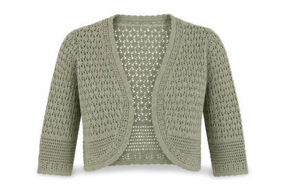 Womens UK Size 12 Daxon Green Cardigan Jumper