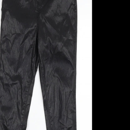 ASOS Womens Black  Cotton Skinny Jeans Size 26 in L27 in Slim Zip