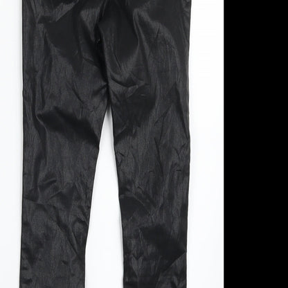 ASOS Womens Black  Cotton Skinny Jeans Size 26 in L27 in Slim Zip