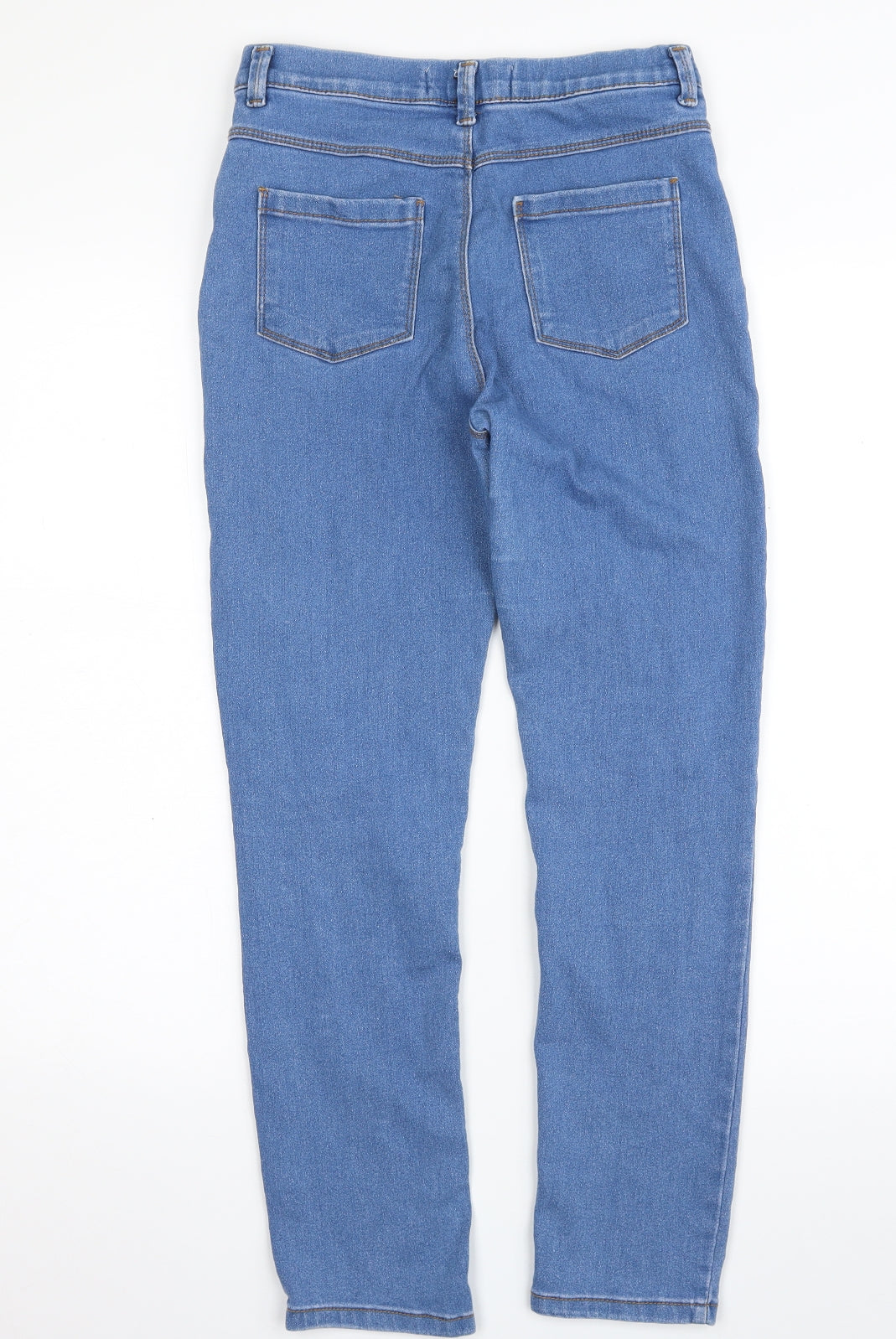 Denim & Co. Girls Blue  Cotton Jegging Jeans Size 12-13 Years  Slim