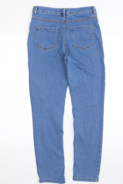 Denim & Co. Girls Blue  Cotton Jegging Jeans Size 12-13 Years  Slim