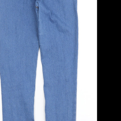 Denim & Co. Girls Blue  Cotton Jegging Jeans Size 12-13 Years  Slim