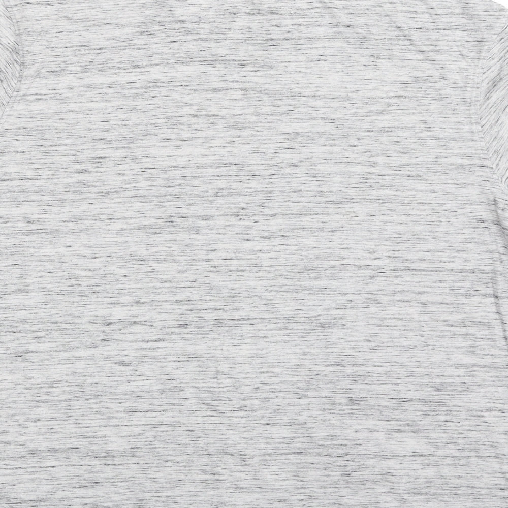 TU Mens Grey  Cotton  T-Shirt Size L Crew Neck