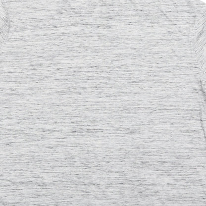 TU Mens Grey  Cotton  T-Shirt Size L Crew Neck