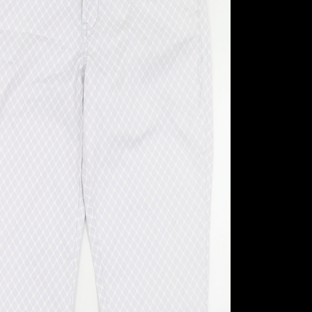 Womens UK Size 6 Gap Regular Fit Pedal Pusher Grey Trousers