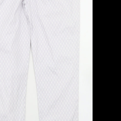 Womens UK Size 6 Gap Regular Fit Pedal Pusher Grey Trousers