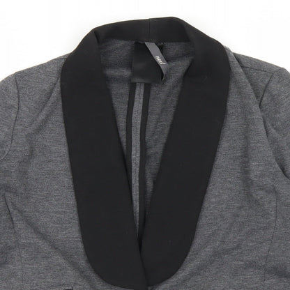 NEXT Womens Grey  Polyester Jacket Blazer Size 10