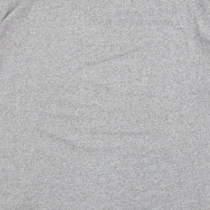 F&F Womens Grey Round Neck  Polyester Pullover Jumper Size 14