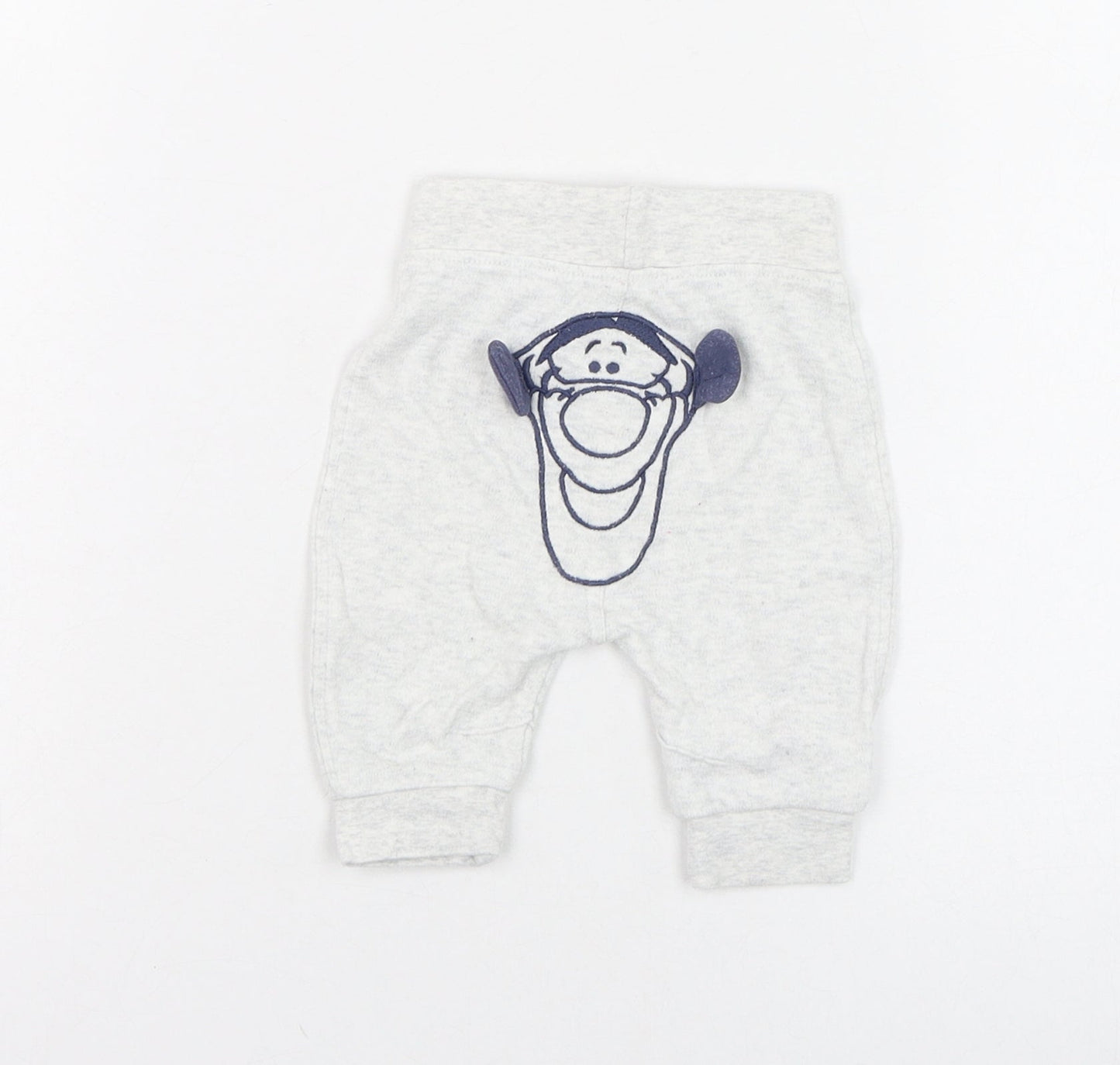George Boys Grey  Cotton Jogger Trousers Size 0-3 Months  Pullover - Tigger, Disney