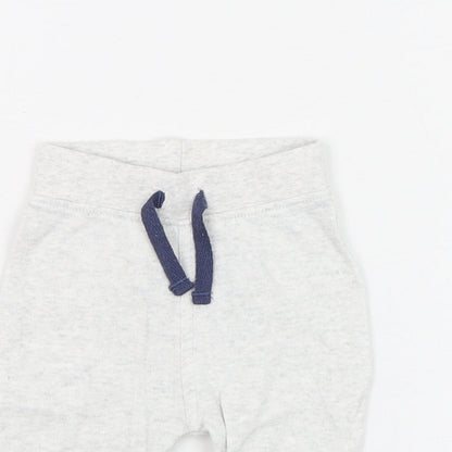 George Boys Grey  Cotton Jogger Trousers Size 0-3 Months  Pullover - Tigger, Disney
