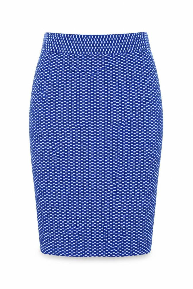 Dunnes Womens Blue  Polyester Straight & Pencil Skirt Size S