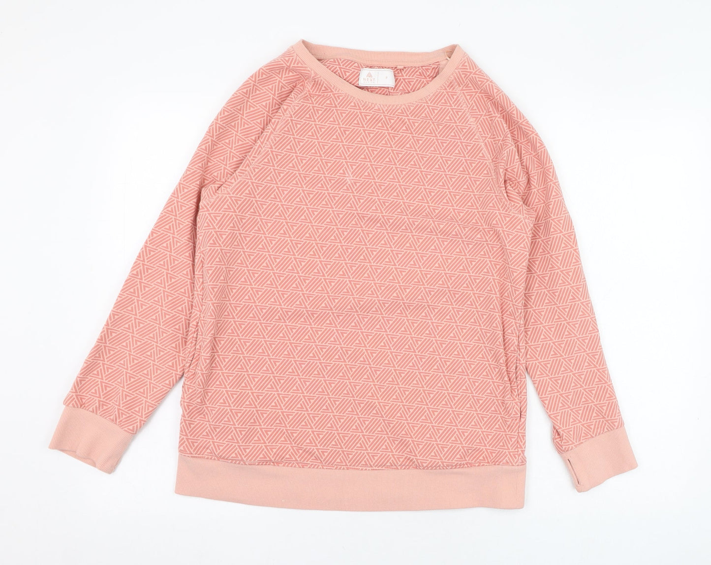 Womens UK Size S NEXT Pink Pullover Sweatshirt