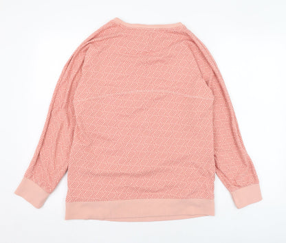 Womens UK Size S NEXT Pink Pullover Sweatshirt