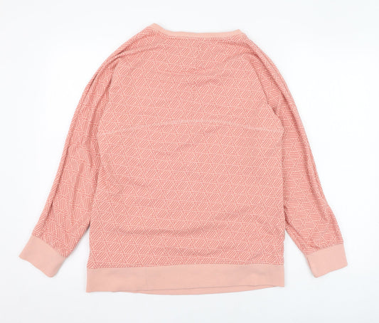 Womens UK Size S NEXT Pink Pullover Sweatshirt
