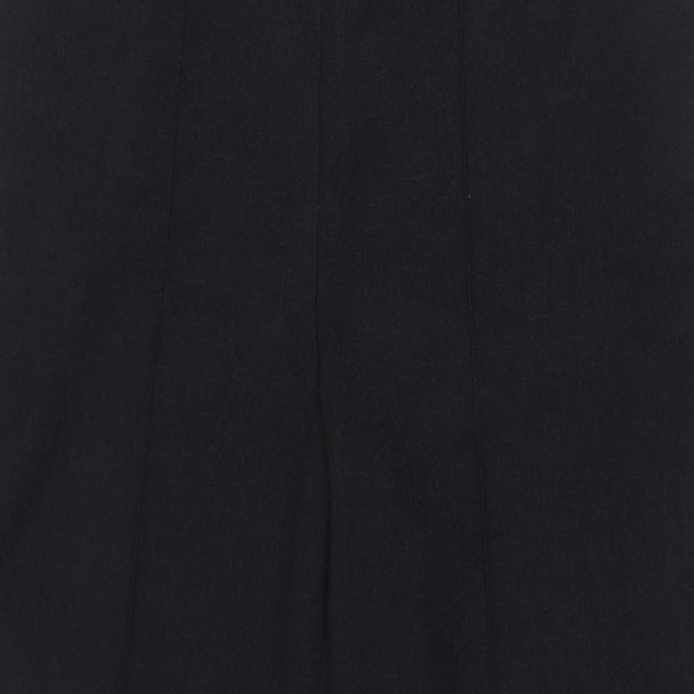 Womens UK Size 14 Papaya Regular Fit  Black Trousers