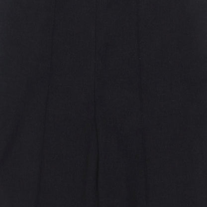 Womens UK Size 14 Papaya Regular Fit  Black Trousers