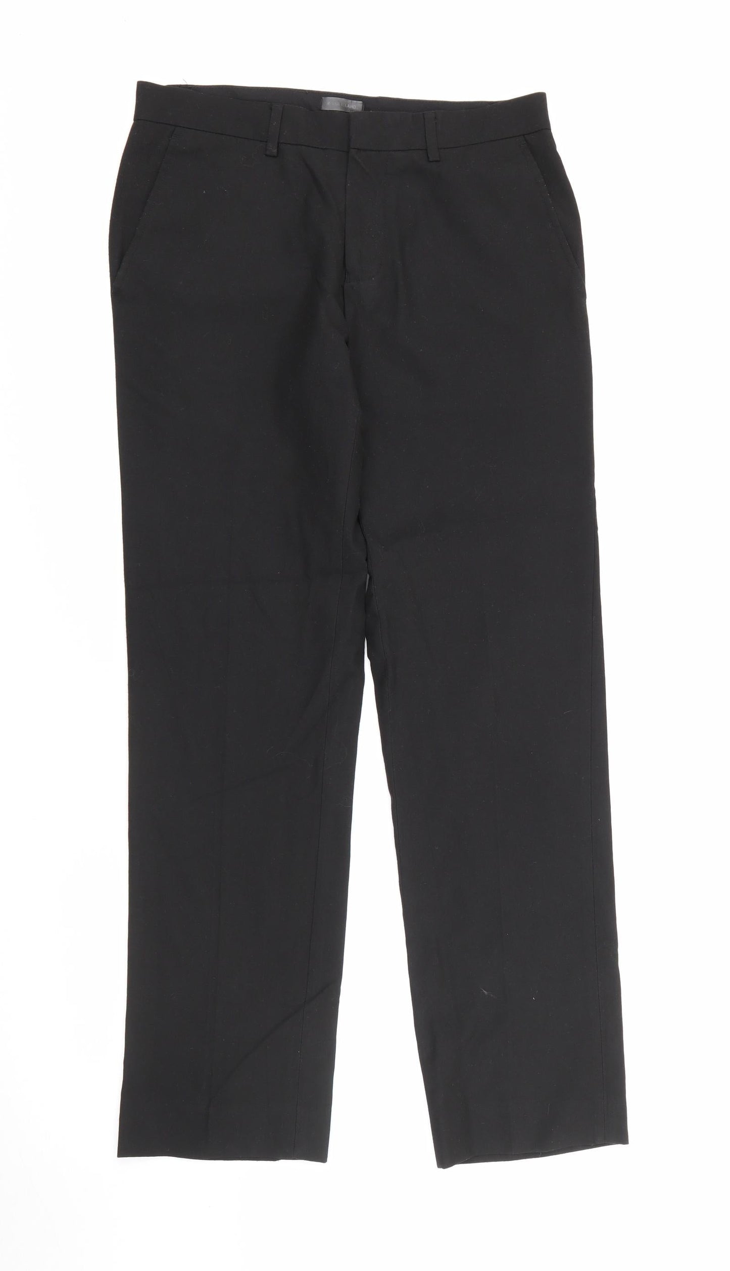 Womens UK Size 28 in River Island Regular Fit  Black Trousers