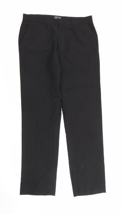 Womens UK Size 28 in River Island Regular Fit  Black Trousers