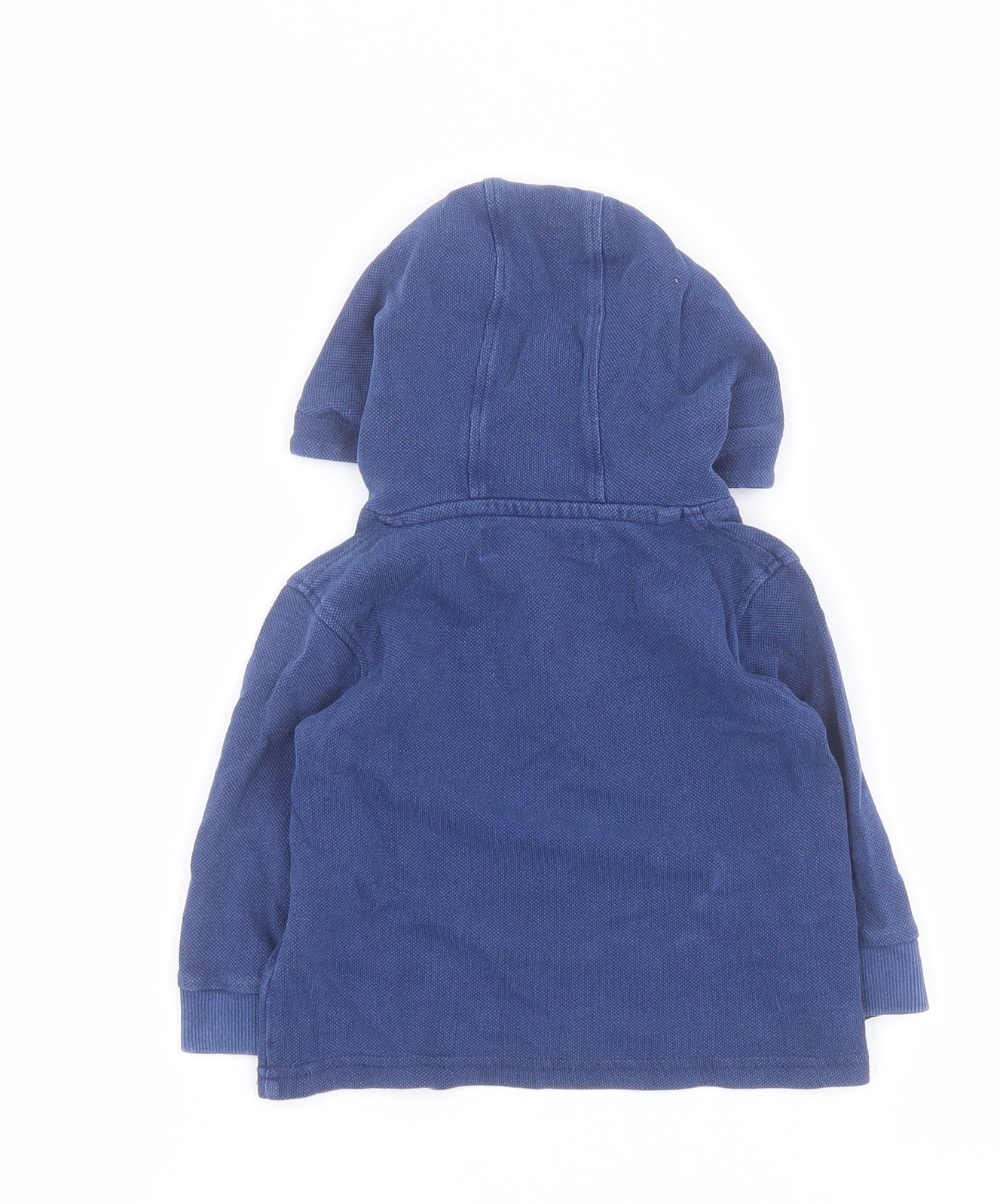 Minoti Baby Blue  100% Cotton Pullover Casual Size 12 Months Round Neck Pullover