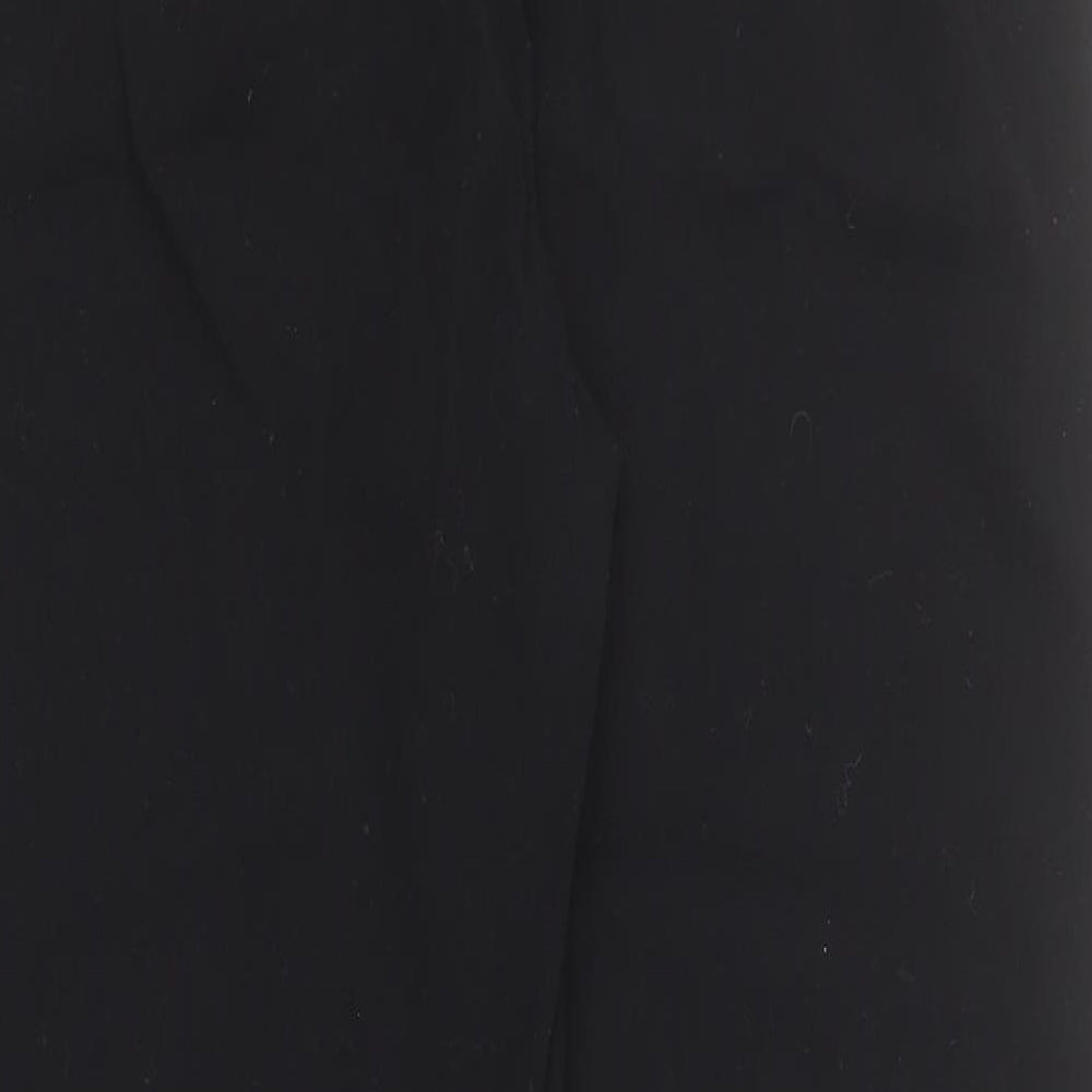 Womens UK Size 10 NEXT Regular Fit Dress Pants Black Trousers