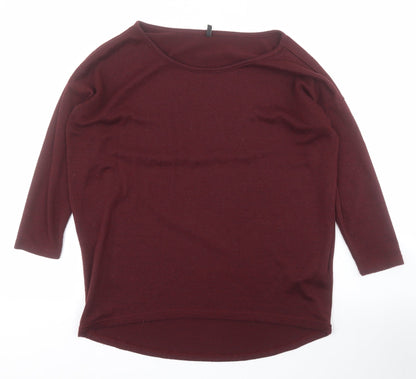 Womens UK Size XS Only Red Pullover Jumper
