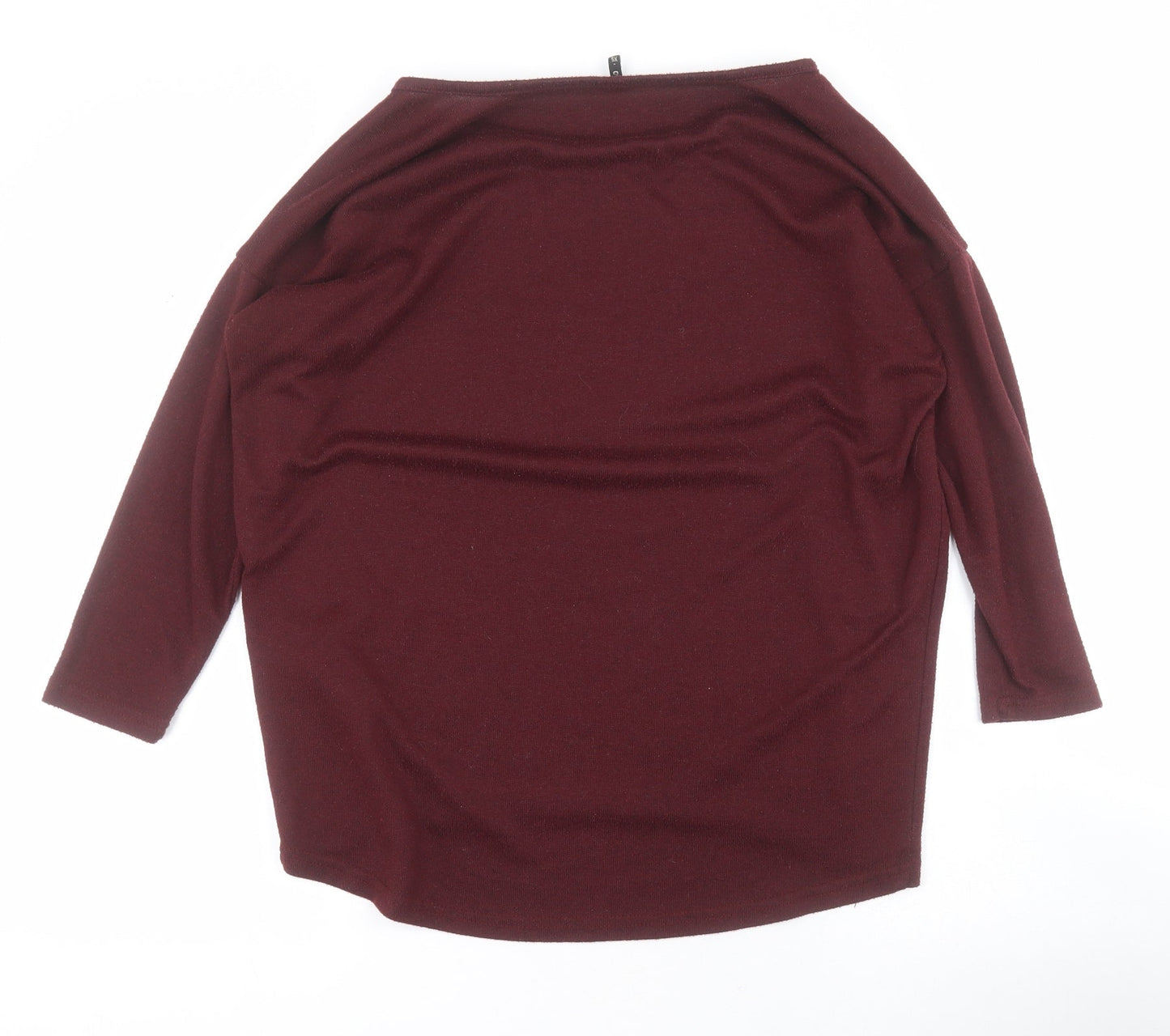 Womens UK Size XS Only Red Pullover Jumper
