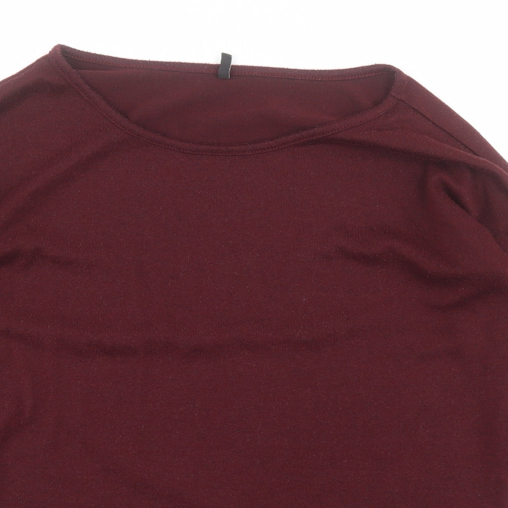 Womens UK Size XS Only Red Pullover Jumper