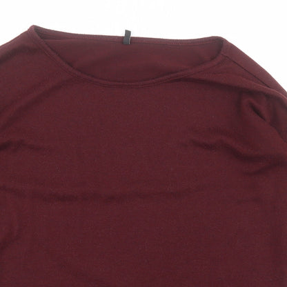 Womens UK Size XS Only Red Pullover Jumper