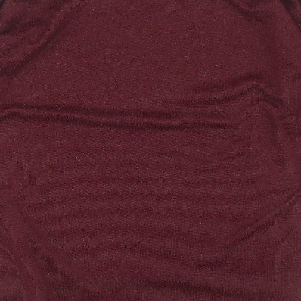 Womens UK Size XS Only Red Pullover Jumper