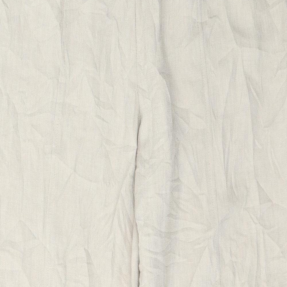 Wills Womens Beige  Acetate Trousers  Size 18 L29 in Regular Zip