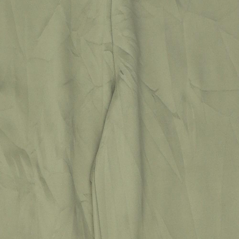 Classics Womens Green  Polyester Trousers  Size 16 L29 in Regular